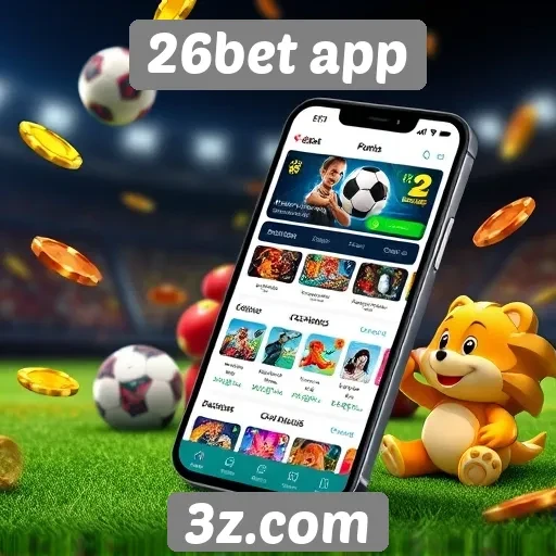 26bet app oferece diversas opções de jogos online