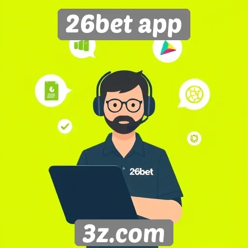 Suporte ao cliente no site 26bet app