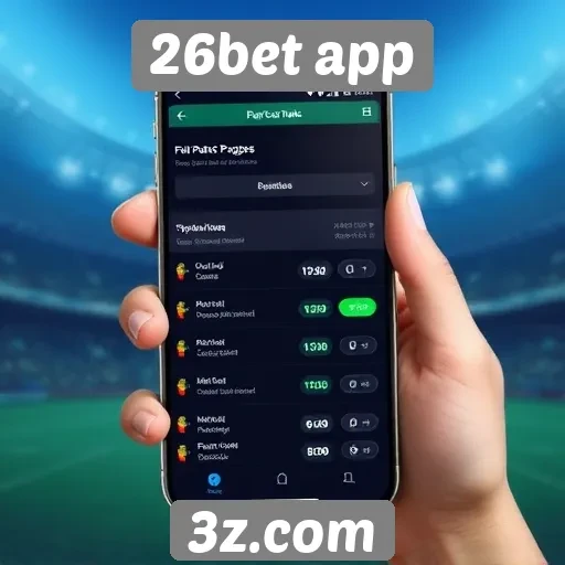 Opções de pagamento disponíveis no 26bet app